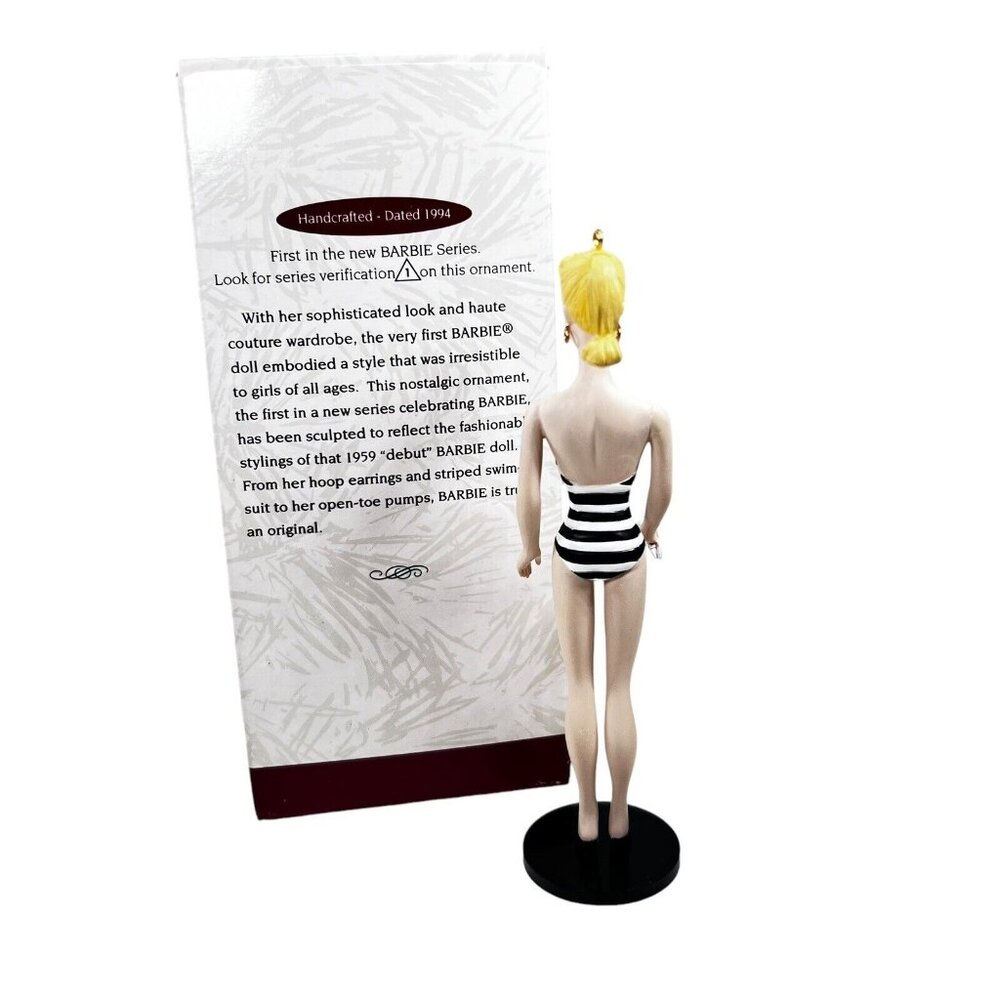HALLMARK Keepsake HOLIDAY BARBIE 1996 Debut 1994 Cinderella ORNAMENT Lot of 3 - Picture 10 of 16